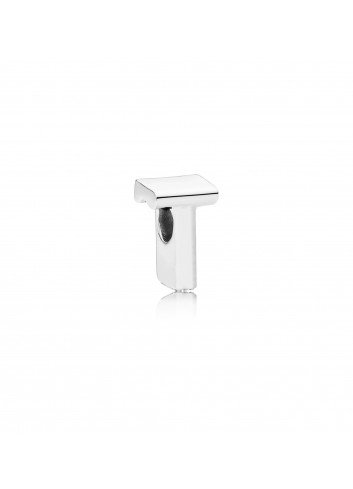 PANDORA CHARM PLATA LETRA T