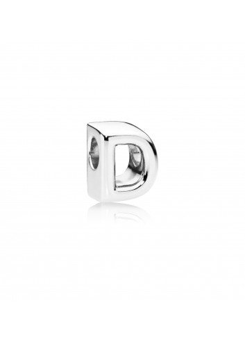 PANDORA CHARM PLATA LETRA D