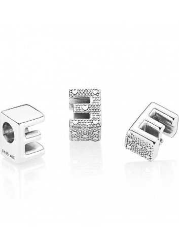 Pandora Silver Charm Letra E, as últimas ofertas em Pandora joalharia 2
