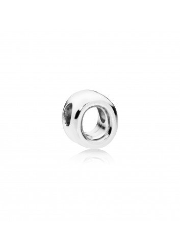 PANDORA CHARM PLATA LETRA O