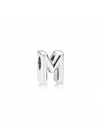 PANDORA CHARM PLATA LETRA M