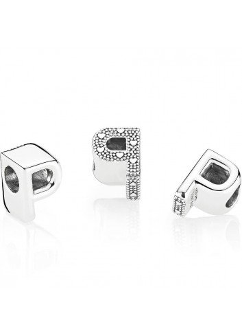 PANDORA CHARM PLATA LETRA P 2
