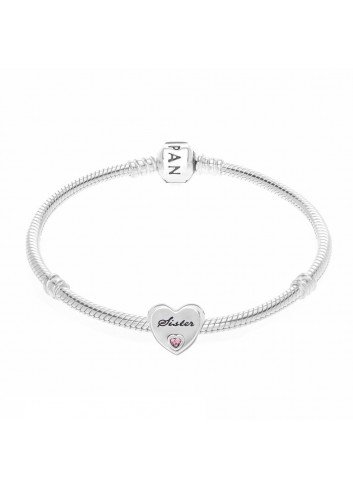 Sister Heart Zirconia Silver Charm Pandora, latest offers on Pandora jewels 2