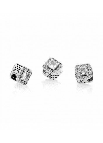 Zirconia Geométrica Charme De Prata Pandora, as últimas ofertas em Pandora joalharia 2
