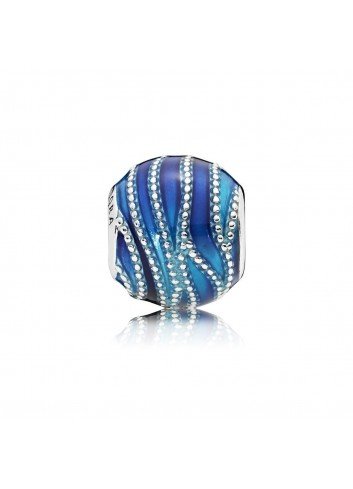 Charm Azul Água Esmalte Prata Pandora, as últimas ofertas em Pandora joalharia 2