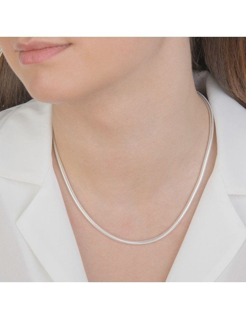 PANDORA COLLAR PLATA CIERRE PANDORA REDONDO TALLA 45