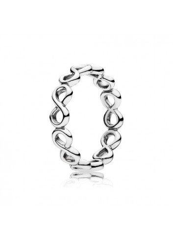 PANDORA ANILLO PLATA BRILLO INFINITO T-52