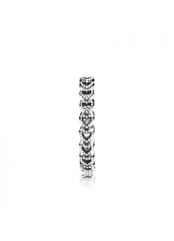 PANDORA ANILLO PLATA CORAZON T-56 2