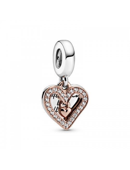 Pandora Rose Charm Ciondolo a forma di cuore con zirconi - Offerta online