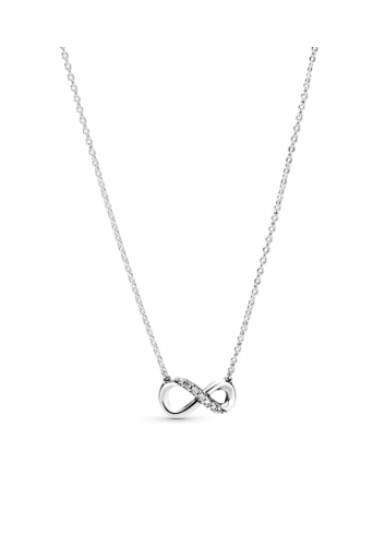 Colar Pandora Silver Infinity Zirconia, as últimas ofertas em Pandora joalharia