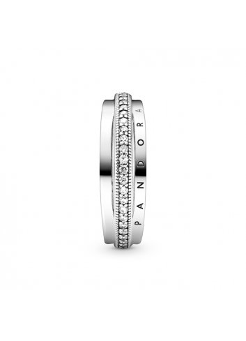 Anel Triple Band Pandora Em Pave, as últimas ofertas em Pandora joalharia 2