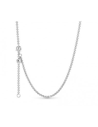 Collier Maillon Rond En Argent Pandora, dernières offres en Pandora bijoux