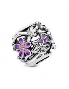 Charme Filigrant De Prata Maragrita Roxo Pandora, as últimas ofertas em Pandora joalharia 2
