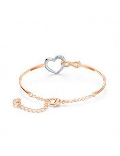 Pulseira Coração Swarovski Infinity, Branca, Acabamentos Combinados, as últimas ofertas em Swarovski joalharia 2