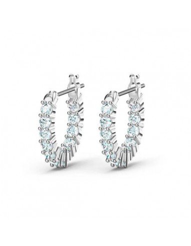 Brinco De Argola Swarovski Vittore, Branco, Banhado A Ródio, as últimas ofertas em Swarovski joalharia