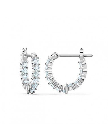 Brinco De Argola Swarovski Vittore, Branco, Banhado A Ródio, as últimas ofertas em Swarovski joalharia