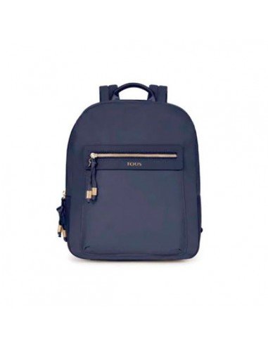 Tous Blue Canvas Brunock Chain Backpack