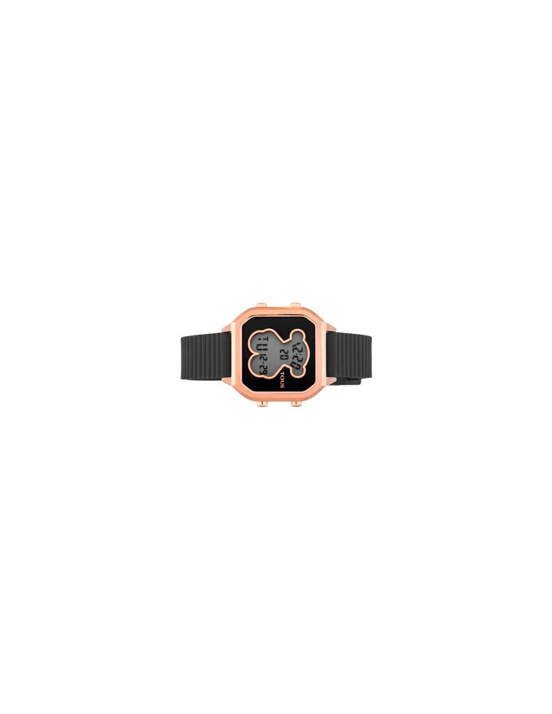 Tous D-Bear Teen Watch In Pink Ip Steel With Silicone Strap, latest offers  on Tous Moda jewels