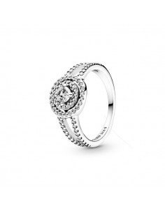 Anello Pandora In Argento Con Doppia Halo Brillante, ultime offerte sul Pandora gioielli