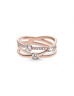 Anel Triple Band Pandora Rose Brilliant, as últimas ofertas em Pandora joalharia 2