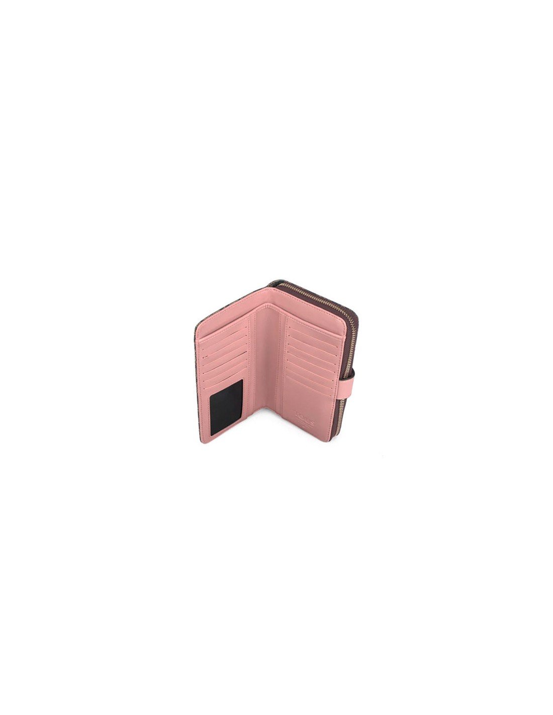 Tous Medium Wallet Kaos Icon Multi Black - Pink, latest offers on Tous Moda  fashion accessories