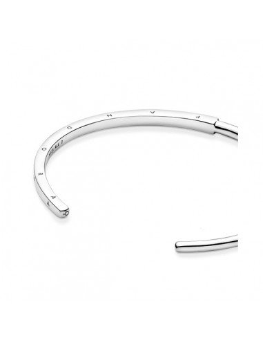 Pandora Rigid Silver Bracelet Pandora Signature, latest offers on Pandora jewels