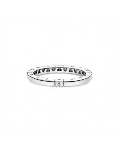Pandora-Silberring-Logo & Herzen,  aktuelle angebote in Pandora schmuck 2