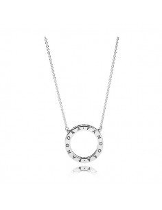 Pandora Circ Logo Pandora Silver Necklace, latest offers at Pandora Jewellery 2