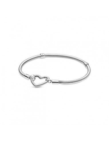 Pandora Schlangenkettenarmband Mit Herzverschluss,  aktuelle angebote in Pandora schmuck