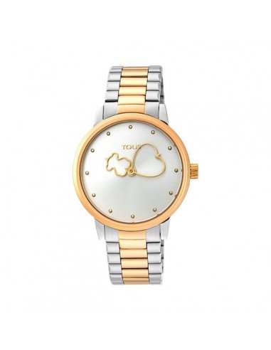 Tous Two-tone steel / gold IP Bear Time watch RF 900350310