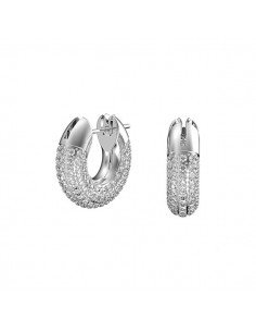 ORECCHINI A CERCHIO CON SWAROVSKI DEXTERA CON PAVÉ SU samparfums.es