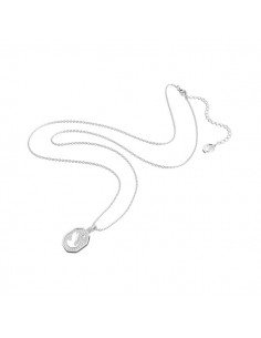 SWAROVSKI SIGNUM SWAN PENDANT, WHITE, RHODIUM PLATED AT samparfums.es
