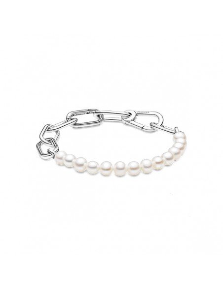 PANDORA ME PULSERA CADENA DE ESLABONES Y PERLAS EN SAMPARFUMS.ES