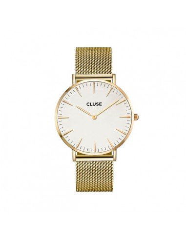 MONTRE CLUSE BOHO CHIC MESH BLANC, OR REF CW0101201009