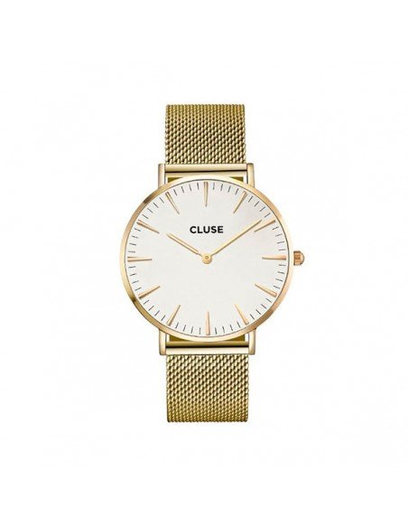 CLUSE WATCH BOHO CHIC MESH WHITE, GOLD REF CW0101201009