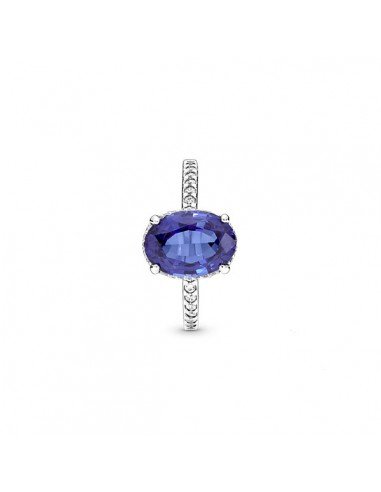 PANDORA BLAUER BRILLIANT HALO VERLOBUNGSRING