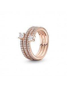 PANDORA ROSE BRILLIANT SPIRAL DREIFACHER RING 2