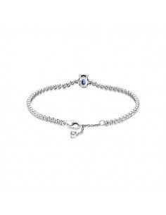 PANDORA GLÄNZENDES PAVE ARMBAND IN BLAUTON 2