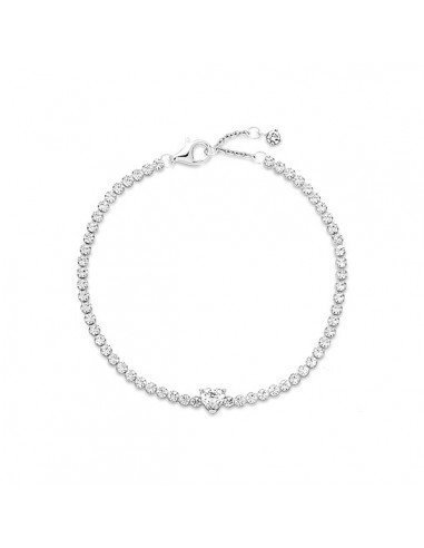 BRACCIALE PANDORA LUCIDO PAVE' NELLA COLLEZIONE NATALIZIA TONO BLU SU SAMPARFUMS.ES
