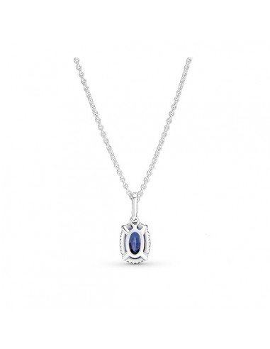 Seguir Eliminar Inmuebles Pandora Bright Halo Silver Necklace In Blue Tone, latest offers on Pandora  jewels talla 45
