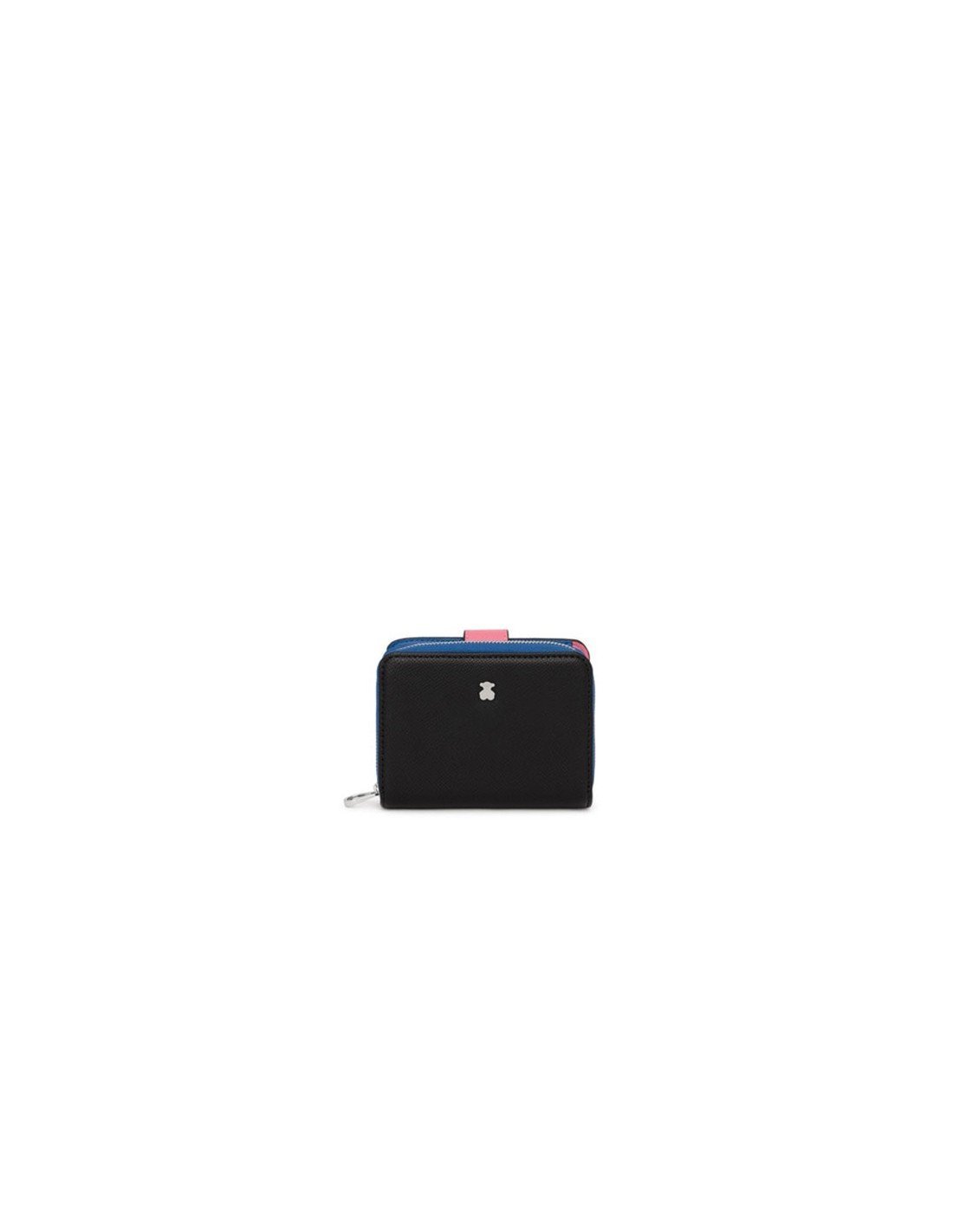 Tous Small Black And Blue New Dubai Wallet, latest offers on Tous Moda  fashion accessories
