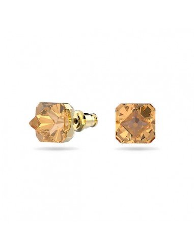 Boucles D'Oreilles Clous Swarovski Jaune Chroma Plaqué Or, dernières offres en Swarovski bijoux