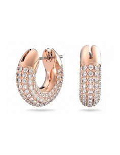 Orecchino A Cerchio Con Swarovski Dextera Bianco, Placcato Oro Rosa, ultime offerte sul Swarovski gioielli