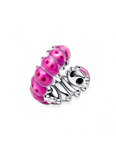 PANDORA SILVER CURLY CATERPILLAR CHARM DANS SAMPARFUMS.ES
