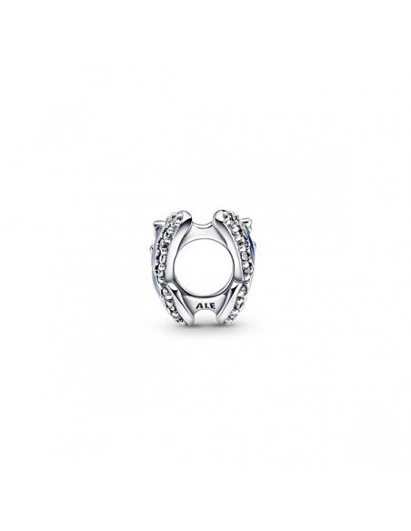 Pandora Charm farfalla blu brillante in argento sterling