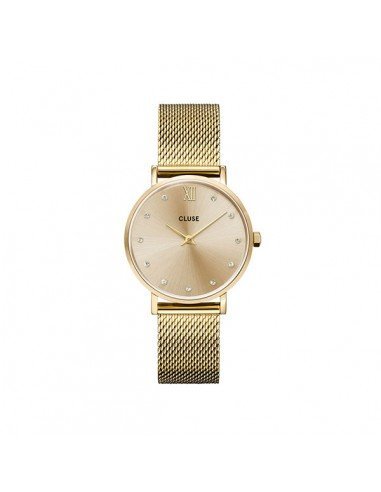 MONTRE CLUSE MINUIT EN DORÉ ET ZIRCON REF CW10204 DANS SAMPARFUMS.ES
