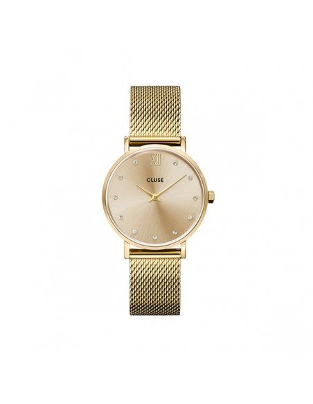 MONTRE CLUSE MINUIT EN DORÉ ET ZIRCON REF CW10204 DANS SAMPARFUMS.ES