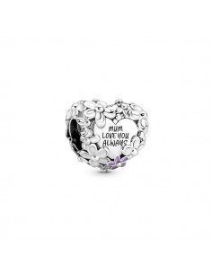 Charm Cœur De Marguerites Pandora "Maman T'Aime Toujours", dernières offres en Pandora bijoux