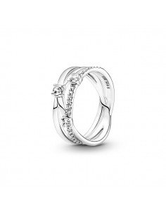 Anello Pandora A Tripla Fascia Brillante, ultime offerte sul Pandora gioielli