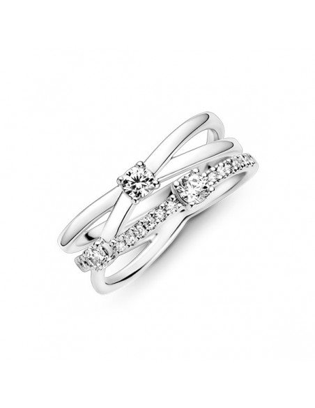 Anello Pandora A Tripla Fascia Brillante, ultime offerte sul Pandora gioielli